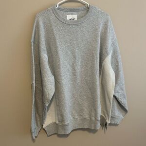 Aerie Heather Gray Oversized Sweatshirt